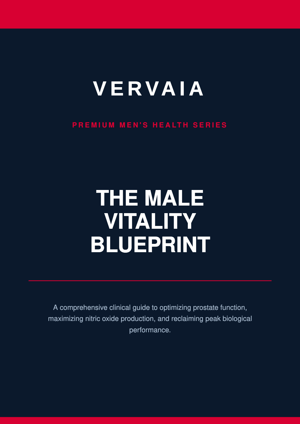 The Male Vitality Blueprint